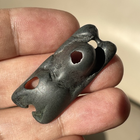 古玩雜項雪獅拖甲真品鑒賞圖