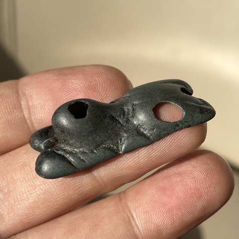 古玩雜項雪獅拖甲真品鑒賞圖