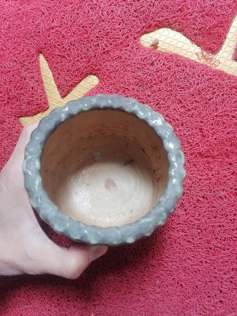 古玩陶瓷青釉清中筒式捆竹型香爐真品鑒賞圖