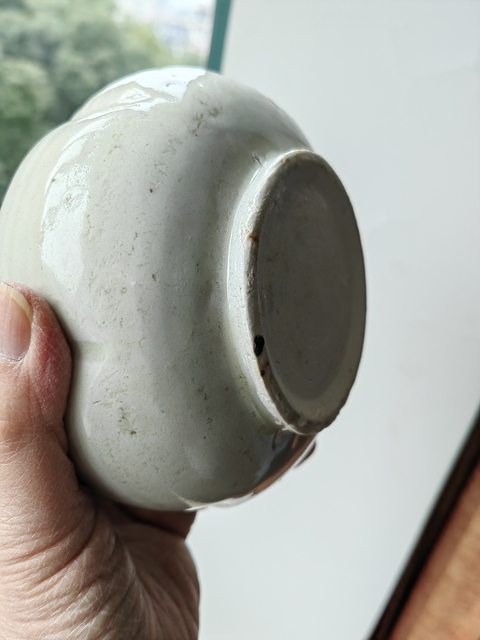 古玩陶瓷青白釉瓜楞壺真品鑒賞圖