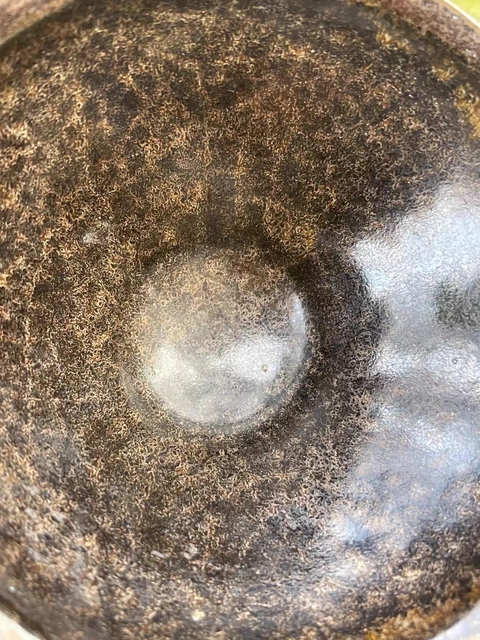 古玩陶瓷建窯茶葉末釉茶盞真品鑒賞圖