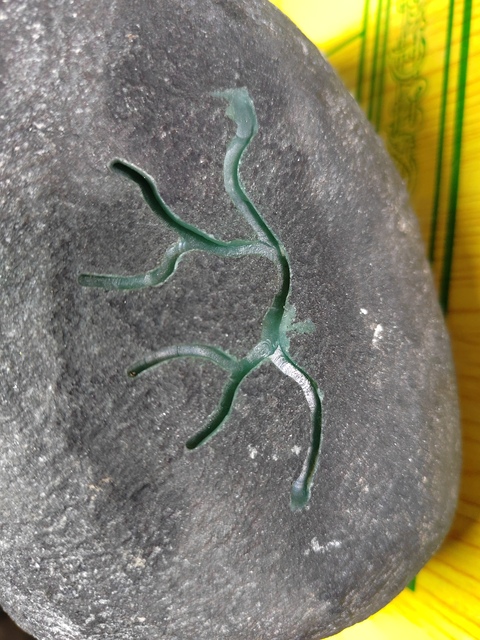 古玩玉器翡翠原石真品鑒賞圖