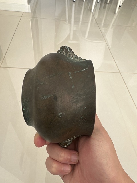 古玩銅器銅香爐真品鑒賞圖