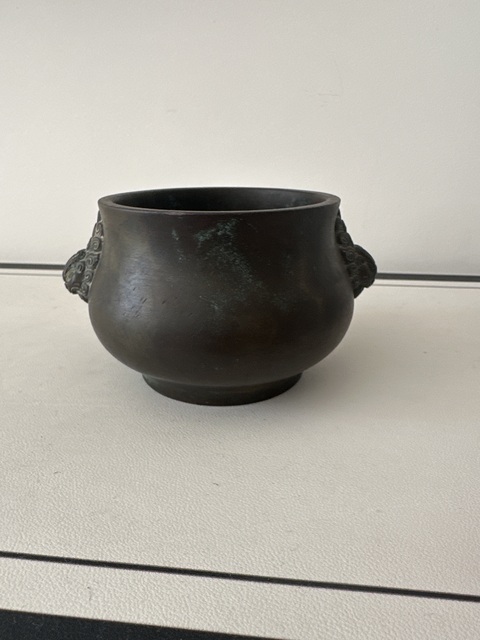 古玩銅器銅香爐真品鑒賞圖