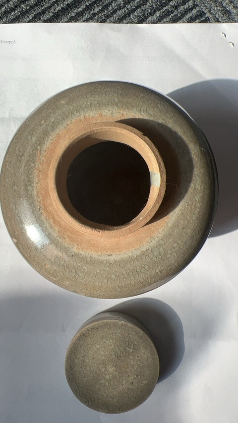 古玩陶瓷元青釉瓷罐真品鑒賞圖