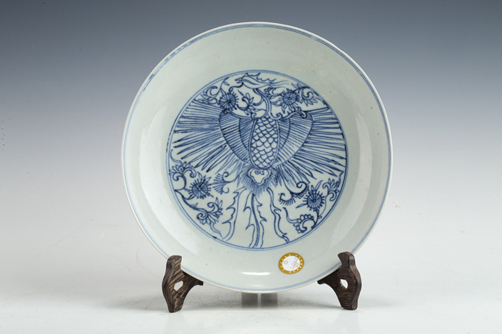 古玩陶瓷清早·青花鳳紋盤
真品鑒賞圖
