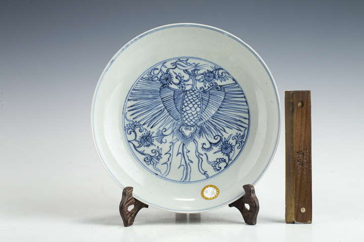 古玩陶瓷清早·青花鳳紋盤
真品鑒賞圖