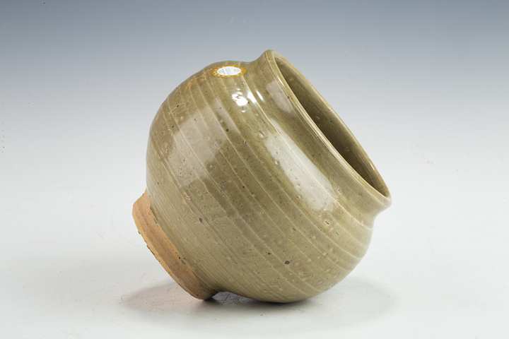 古玩陶瓷元末明初·青釉罐真品鑒賞圖