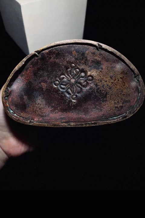 古玩銅器銅鎏金米拉日巴真品鑒賞圖