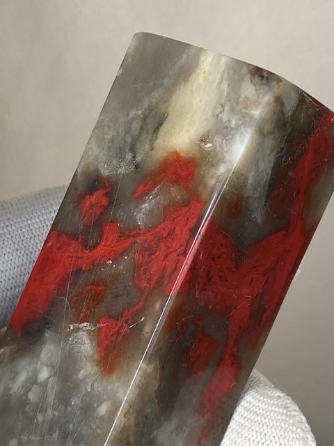 古玩雜項(xiàng)昌化雞血石印章真品鑒賞圖