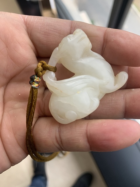 古玩玉器瑞獸真品鑒賞圖