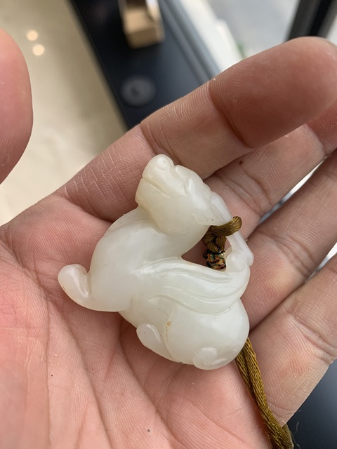 古玩玉器瑞獸真品鑒賞圖