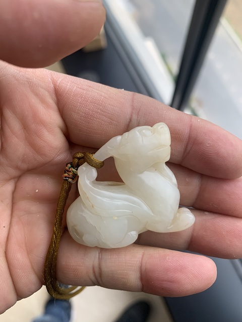 古玩玉器瑞獸真品鑒賞圖