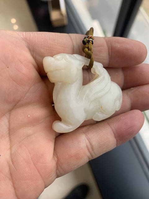 古玩玉器瑞獸真品鑒賞圖