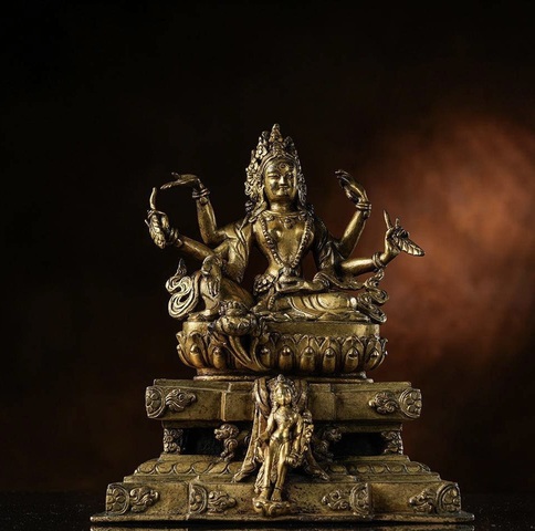 古玩銅器造像真品鑒賞圖