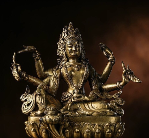 古玩銅器造像真品鑒賞圖