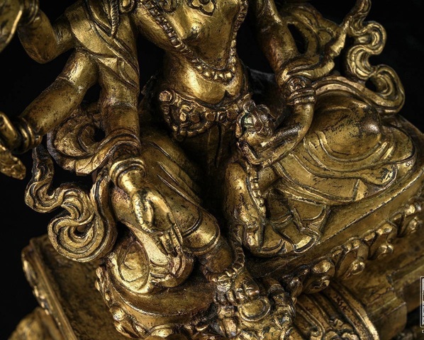 古玩銅器造像真品鑒賞圖