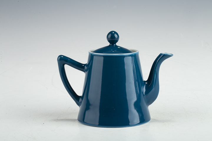 古玩陶瓷民國·藍(lán)釉壺 真品鑒賞圖