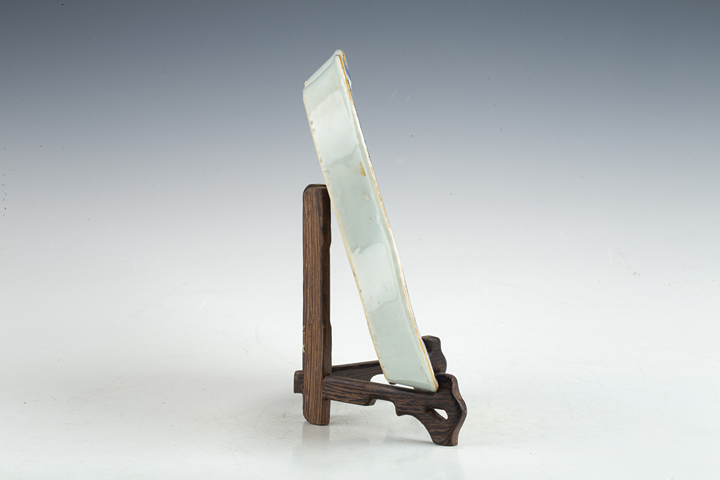 古玩陶瓷清乾隆·青花花鳥紋茶盤拍賣，當前價格688元