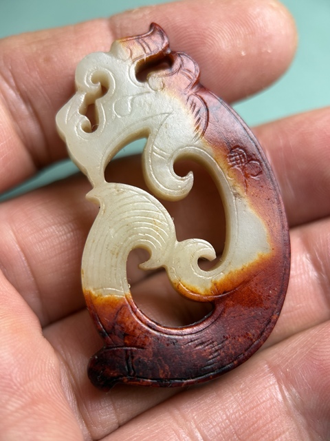 古玩玉器漢代美沁龍佩拍賣，當前價格52800元