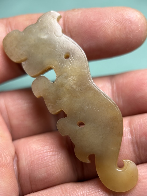 古玩玉器春秋玉虎拍賣，當前價格32000元