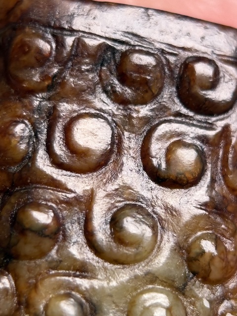 古玩玉器戰國谷紋扁勒子拍賣，當前價格28600元