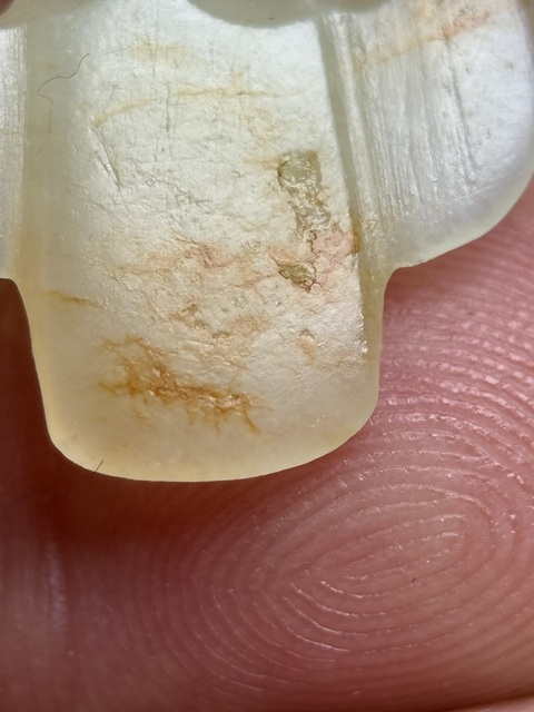 古玩玉器袖珍紅山玉梟拍賣，當前價格16800元