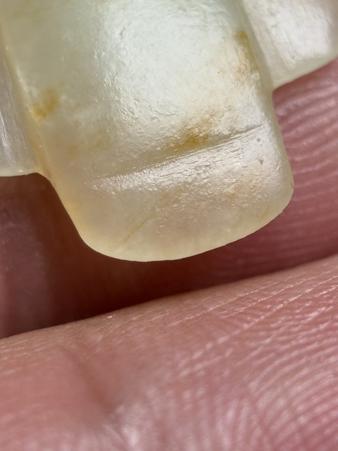 古玩玉器袖珍紅山玉梟拍賣，當前價格16800元