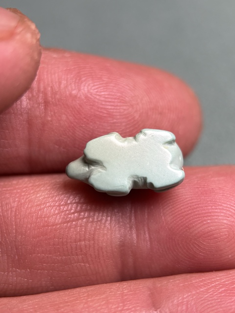 古玩玉器東漢袖珍綠松石兔子拍賣(mài)，當(dāng)前價(jià)格10800元