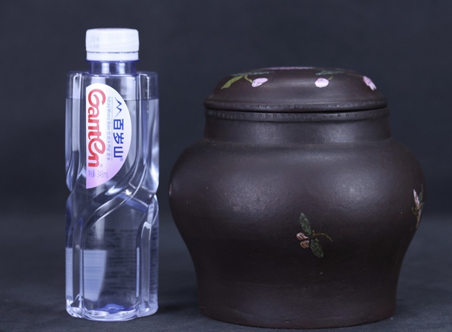 古玩雜項紫砂茶葉罐真品鑒賞圖