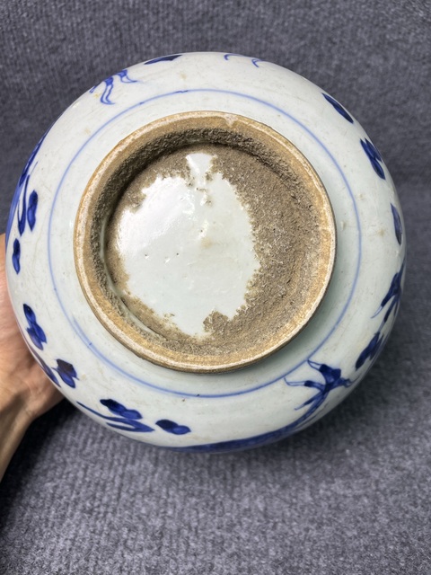 古玩陶瓷青花雙龍戲珠紋羅漢爐真品鑒賞圖