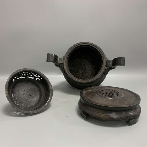 古玩銅器銅熏爐真品鑒賞圖