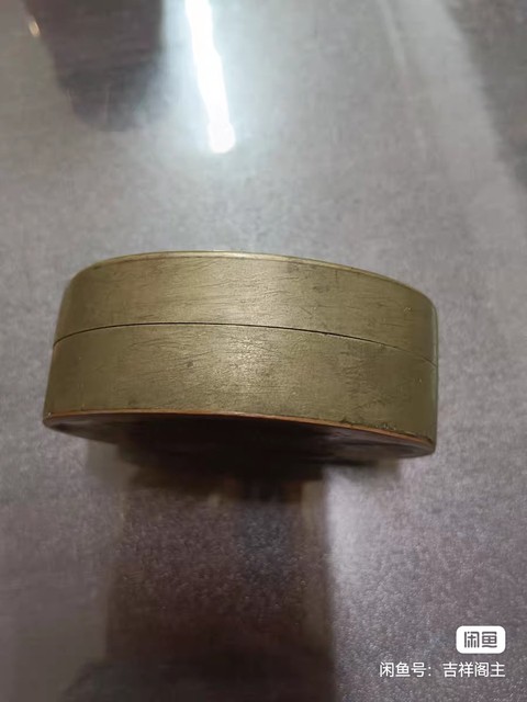 古玩銅器墨盒真品鑒賞圖