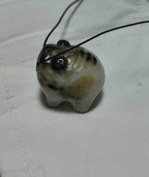 古玩玉器和田玉“提油玉蛙”真品鑒賞圖