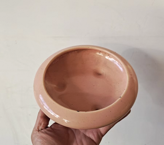 古玩陶瓷桃紅筆洗真品鑒賞圖