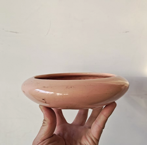 古玩陶瓷桃紅筆洗真品鑒賞圖