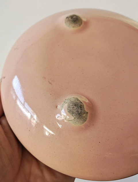 古玩陶瓷桃紅筆洗真品鑒賞圖