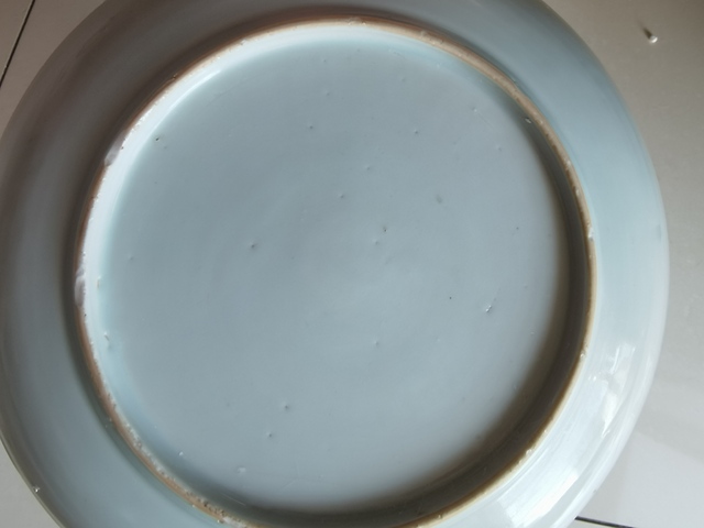 古玩陶瓷青花盤真品鑒賞圖