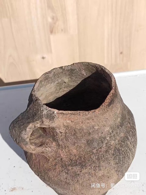 古玩陶瓷齊家文化單耳壺真品鑒賞圖