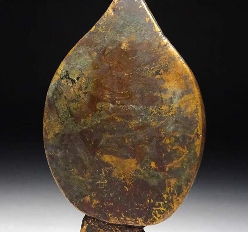 古玩銅器銅板凳佛真品鑒賞圖