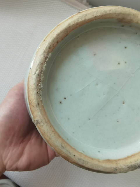 古玩陶瓷青花纏枝牡丹花卉尺瓶真品鑒賞圖