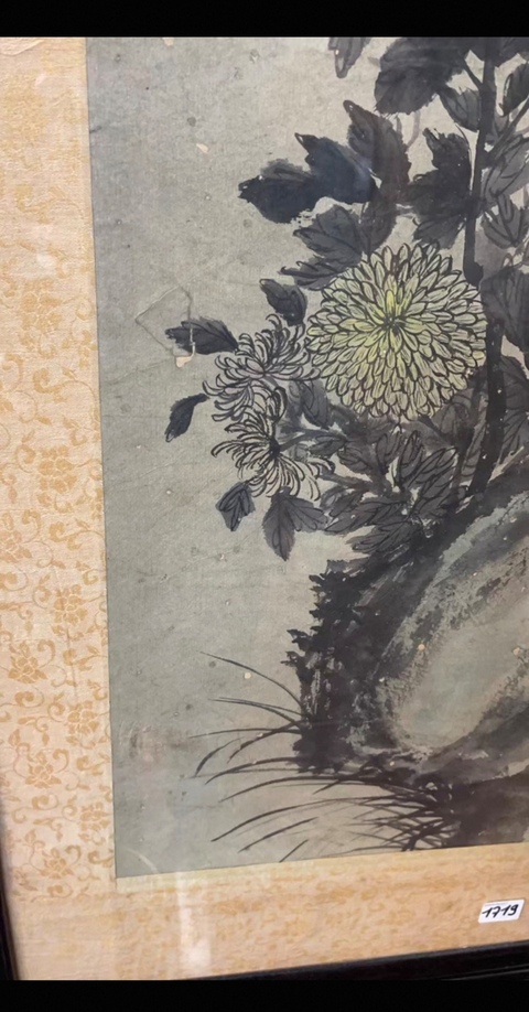 古玩字畫寫意花鳥真品鑒賞圖