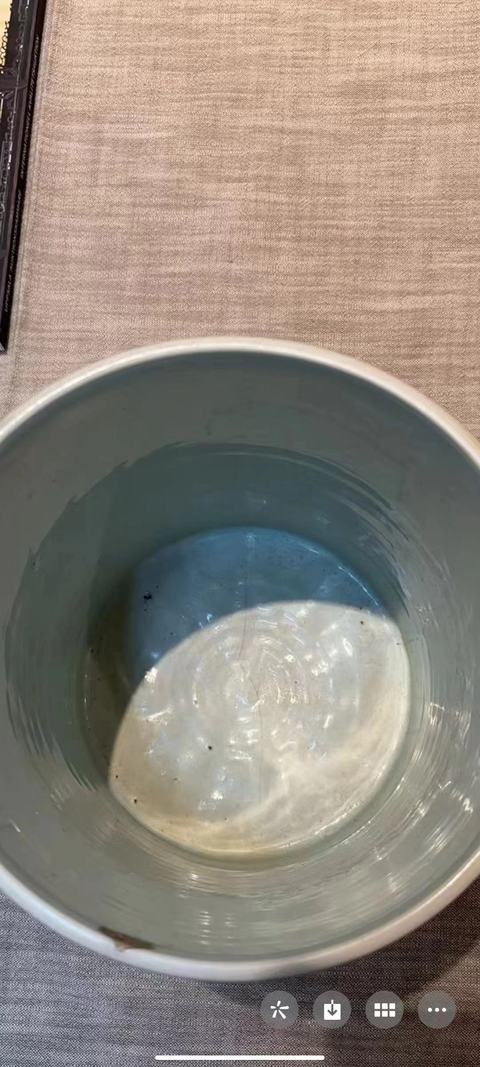 古玩陶瓷青花人物故事紋筆筒真品鑒賞圖