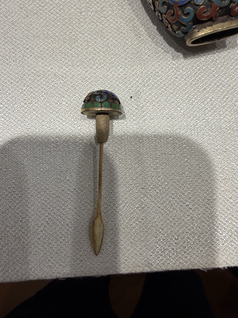 古玩雜項景泰藍鼻煙壺真品鑒賞圖