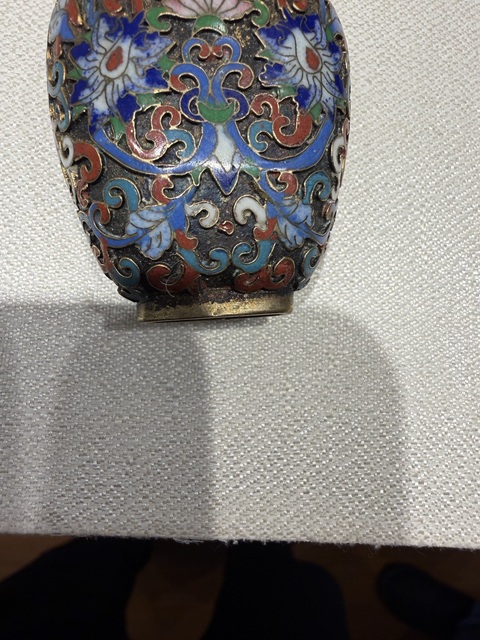 古玩雜項景泰藍鼻煙壺真品鑒賞圖