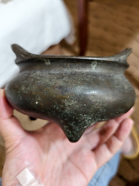 古玩銅器銅爐真品鑒賞圖