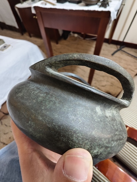 古玩銅器銅爐真品鑒賞圖