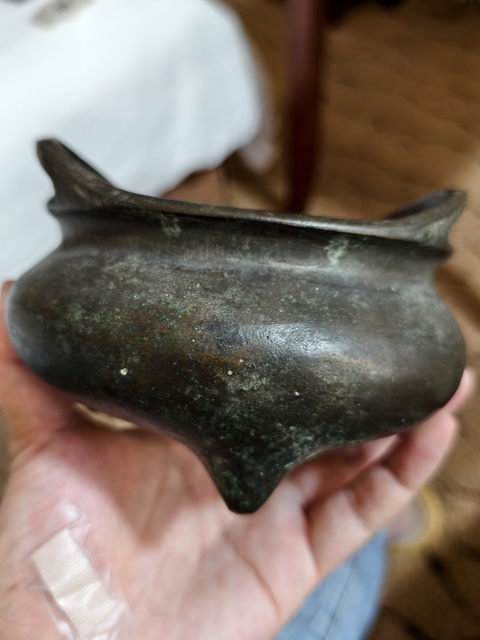 古玩銅器銅爐真品鑒賞圖