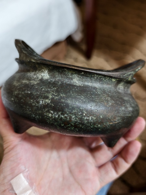 古玩銅器銅爐真品鑒賞圖