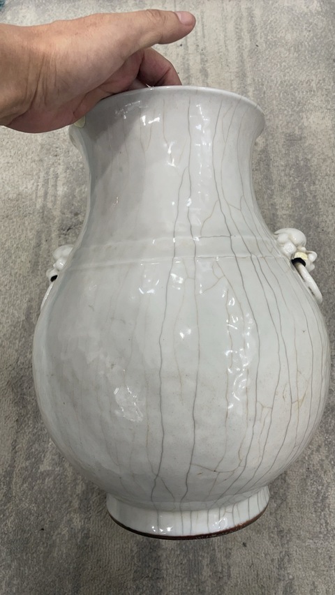 古玩陶瓷哥釉尊真品鑒賞圖